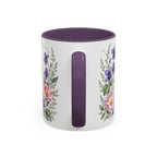 Rhode Island State Map Mug | Botanical Seaside Accent Cup (11oz or 15oz)
