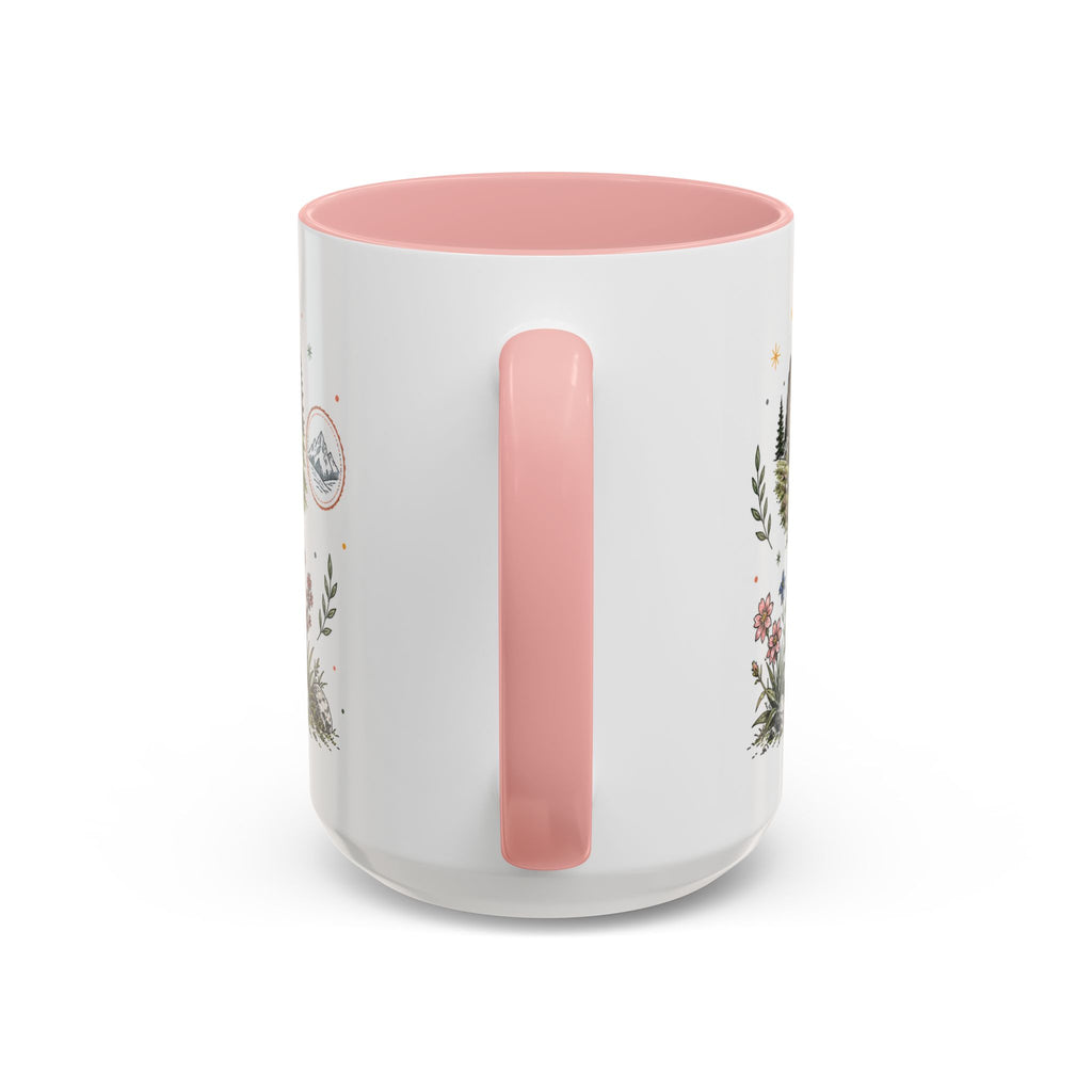 Dolomites Coffee Mug | Travel Destination Souvenir Gift | Accent Color Ceramic 11oz 15oz