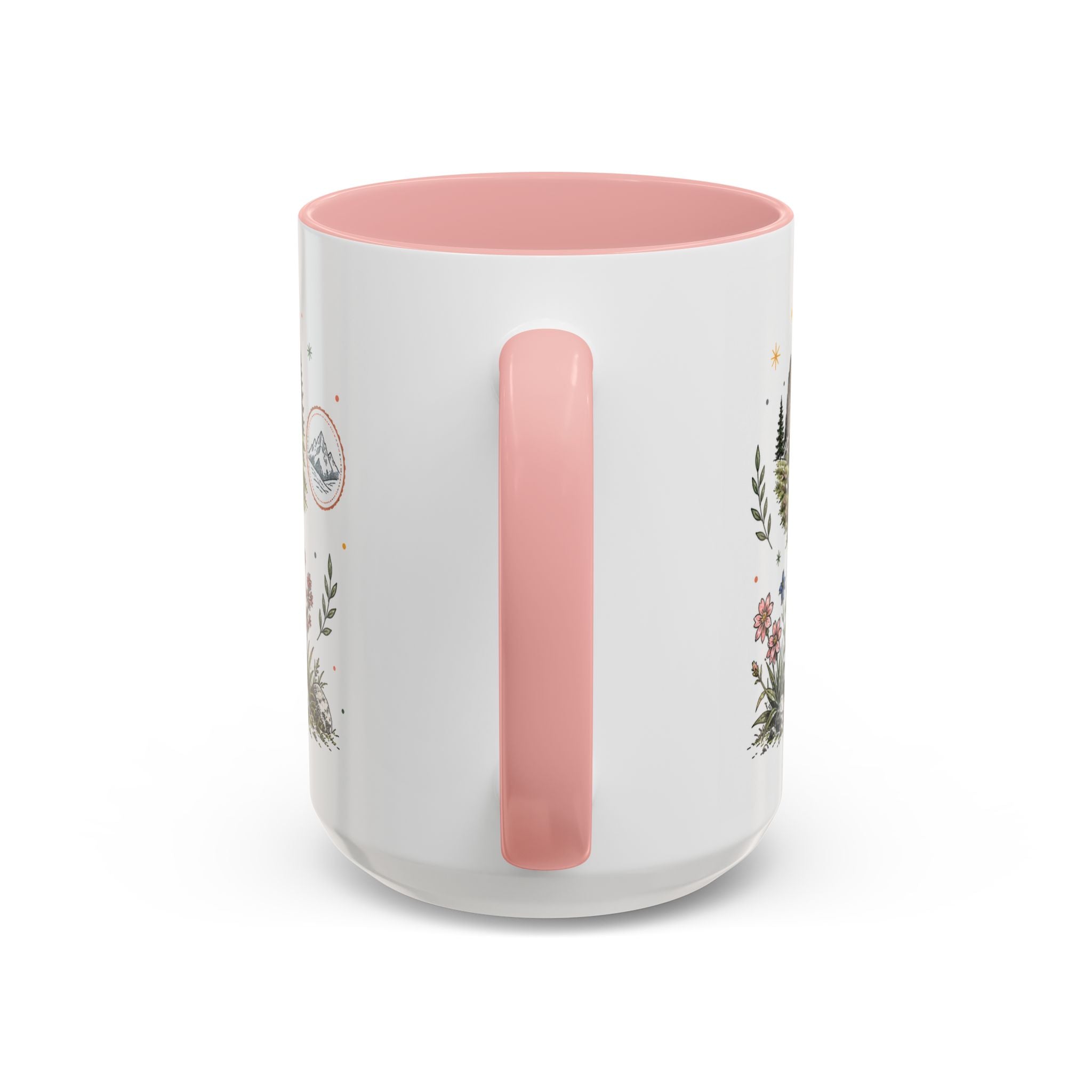 Dolomites Coffee Mug | Travel Destination Souvenir Gift | Accent Color Ceramic 11oz 15oz