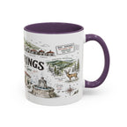 Hot Springs National Park Coffee Mug | Arkansas Thermal Spring Spa Gift | Accent Color Ceramic 11oz 15oz
