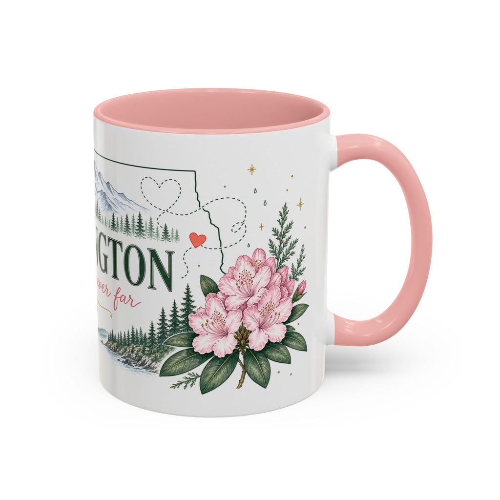 Washington State Map Mug | Moving Away, Homesick, Long Distance Friendship Gift