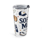 Softball Mama 20oz Tumbler | Softball Mom Gift | Insulated Stainless Steel Travel Cup