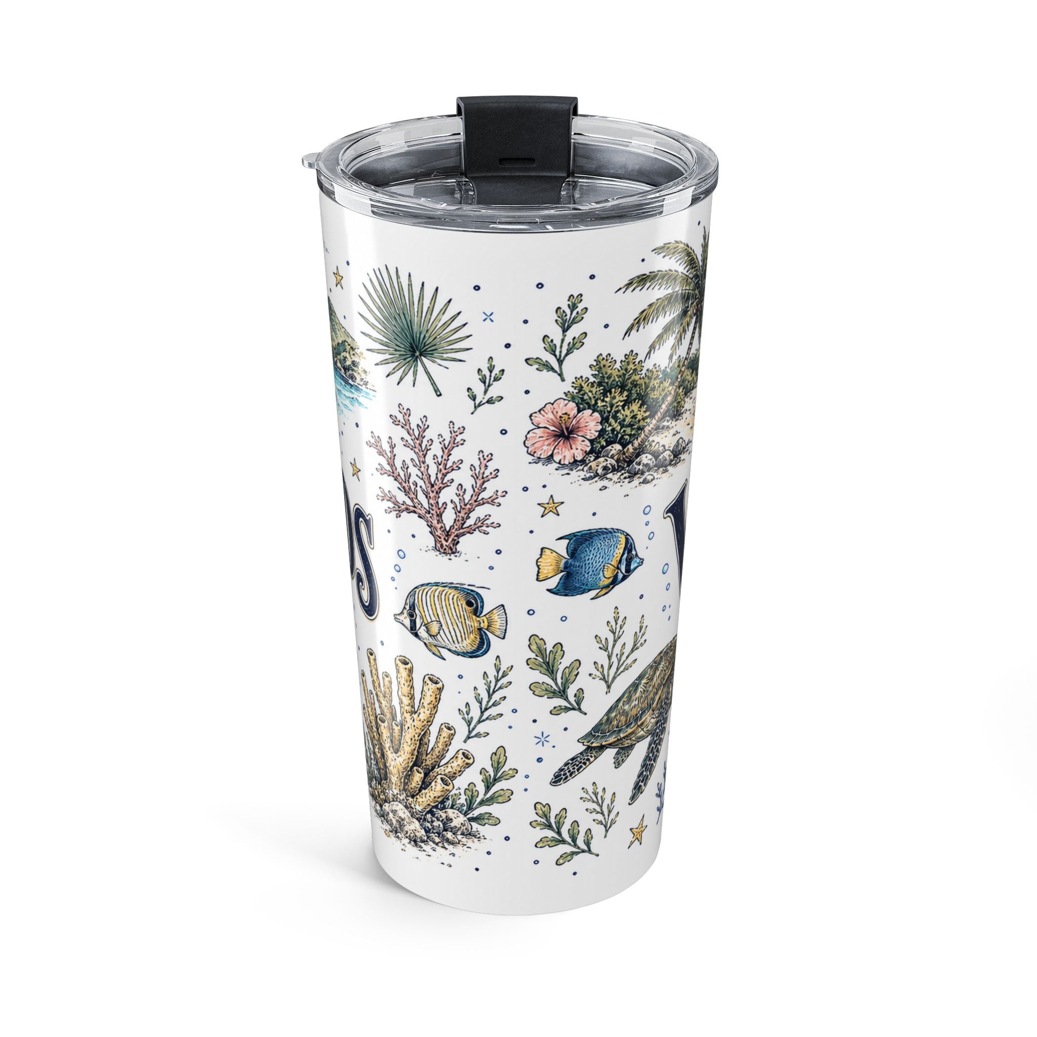 Virgin Islands National Park 20oz Tumbler | Caribbean Beach Snorkeling Reef Gift | Insulated Stainless Steel Travel Cup