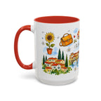Florence Travel Mug | European City Souvenir Accent Coffee Mug | 11oz 15oz Ceramic Cup