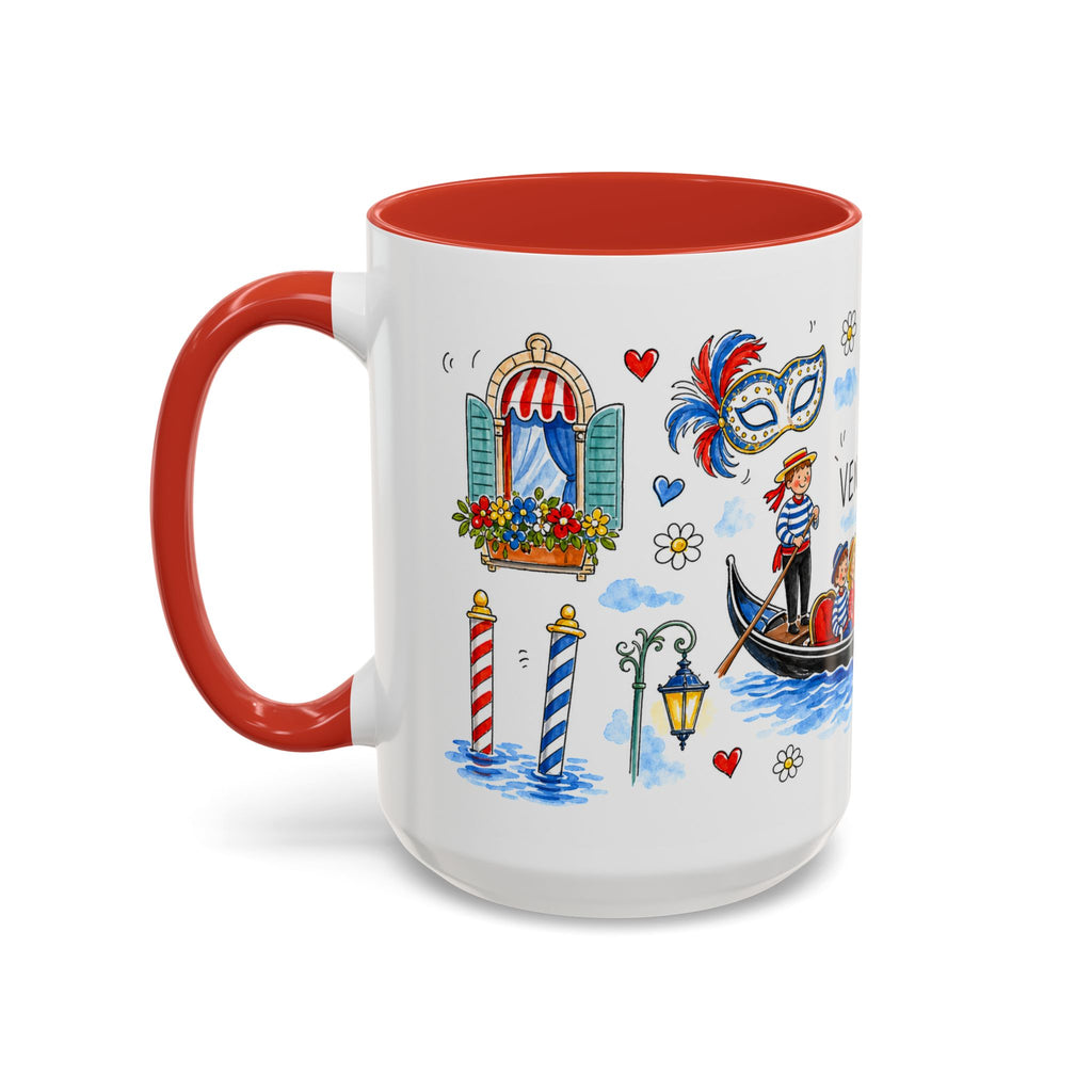 Venice Travel Mug | European City Souvenir Accent Coffee Mug | 11oz 15oz Ceramic Cup