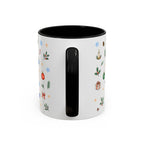 Nashville Christmas Mug | Watercolor City Souvenir, Acoustic Guitar, Harmonica (11oz 15oz)