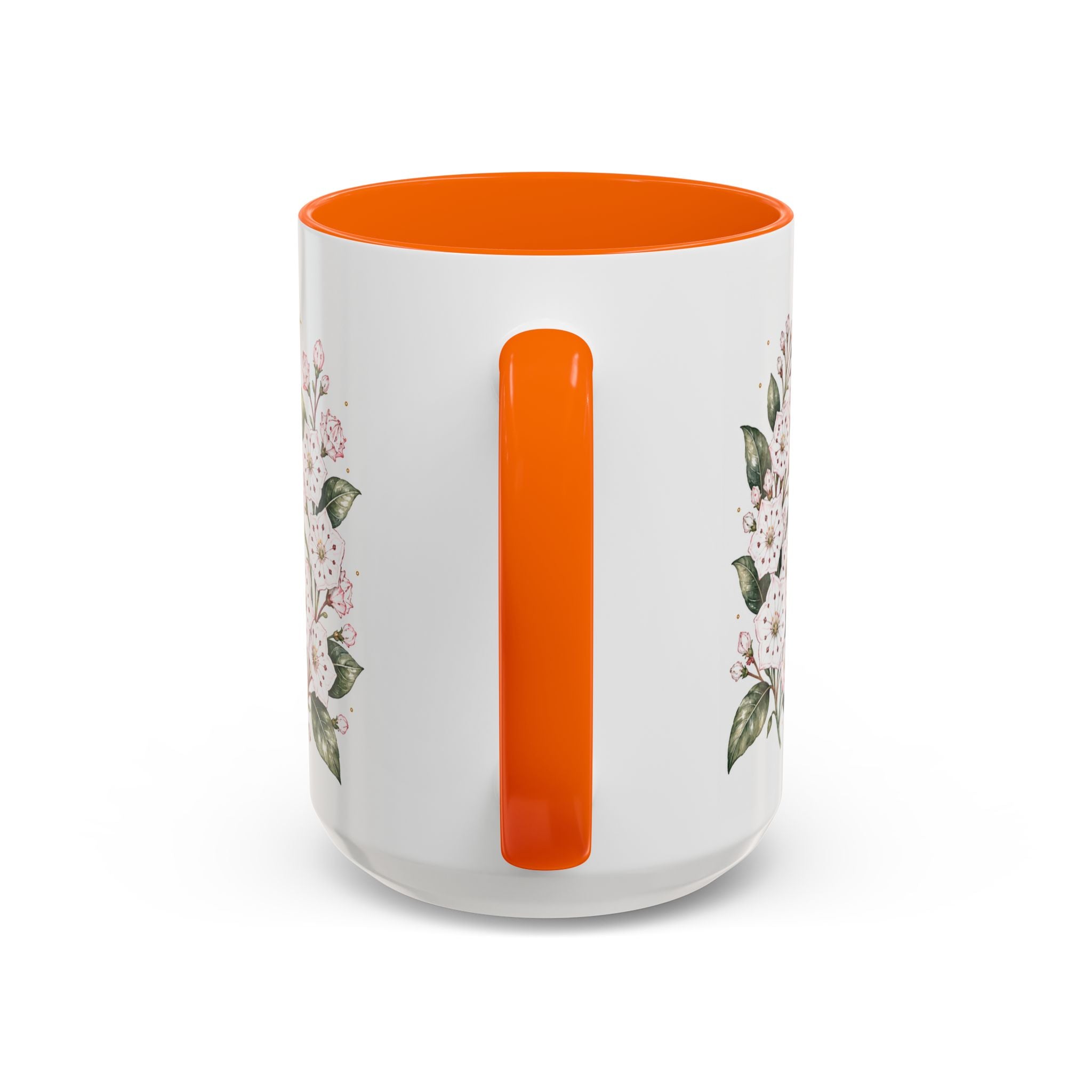 Connecticut State Map Mug | Botanical Accent Coffee Cup (11oz 15oz)