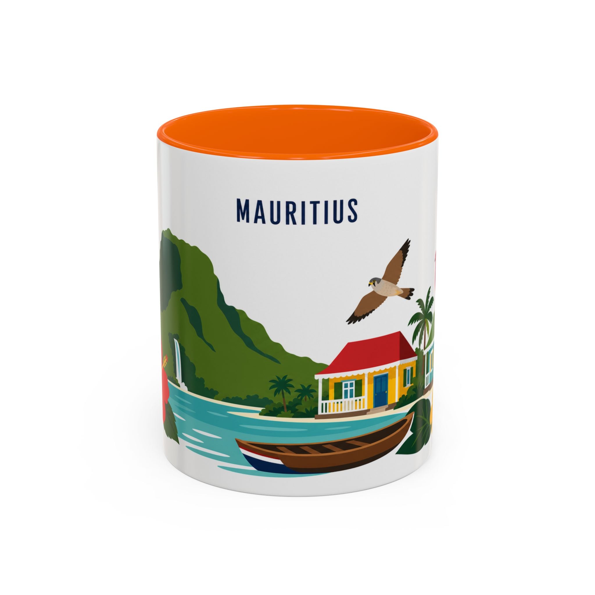 Mauritius Coffee Mug | Travel Souvenir Accent Mug | Country Gift Ceramic Cup 11oz 15oz