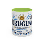 Uruguay Soccer Coffee Mug | World Cup Fan Gift | Accent Color Ceramic 11oz 15oz Match Day Cup