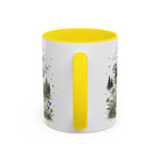 Swiss Alps Coffee Mug | Travel Destination Souvenir Gift | Accent Color Ceramic 11oz 15oz