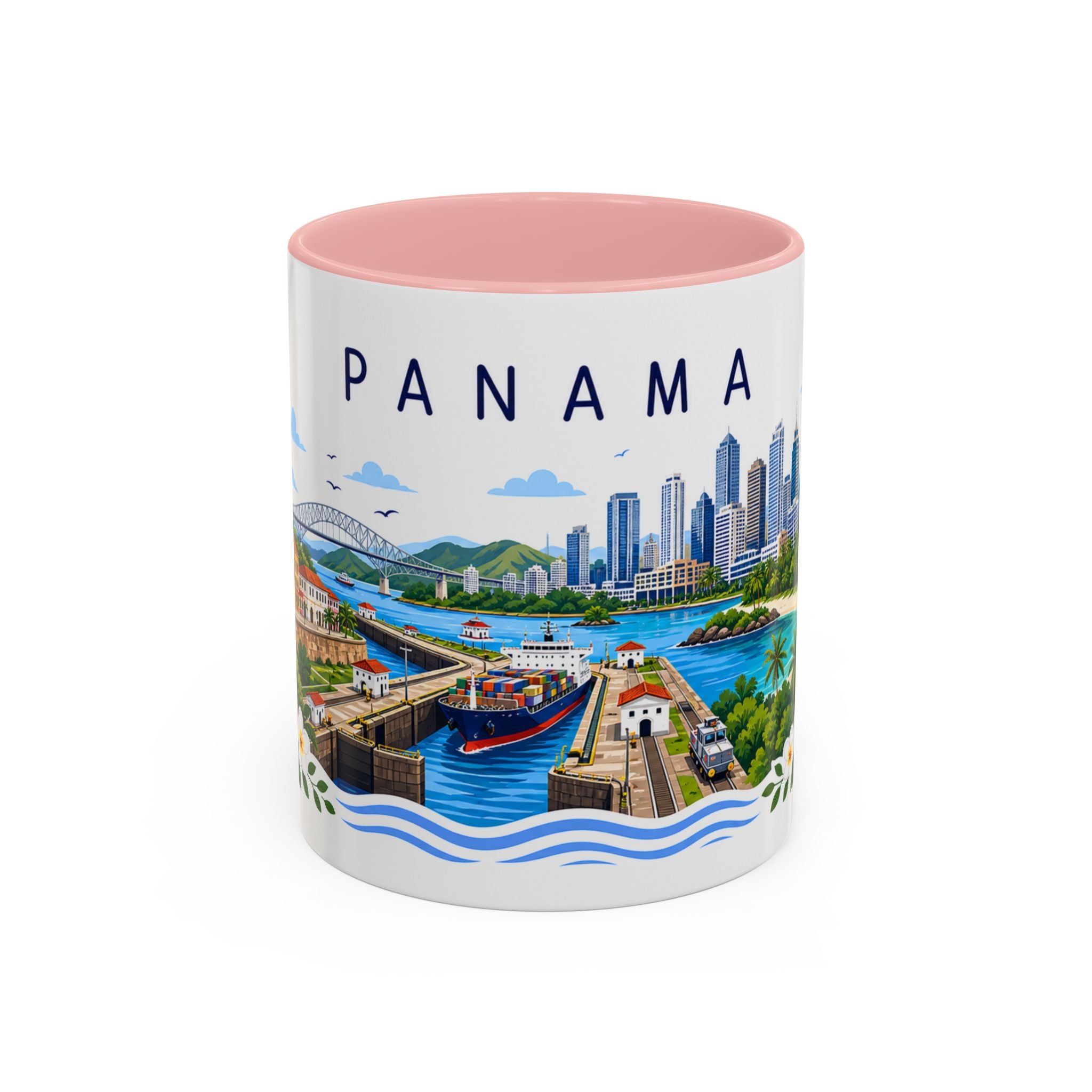 Panama Coffee Mug | Travel Souvenir Accent Mug | Place Gift Ceramic Cup 11oz 15oz