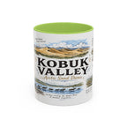 Kobuk Valley National Park Coffee Mug | Alaska Arctic Sand Dunes Gift | Accent Color Ceramic 11oz 15oz