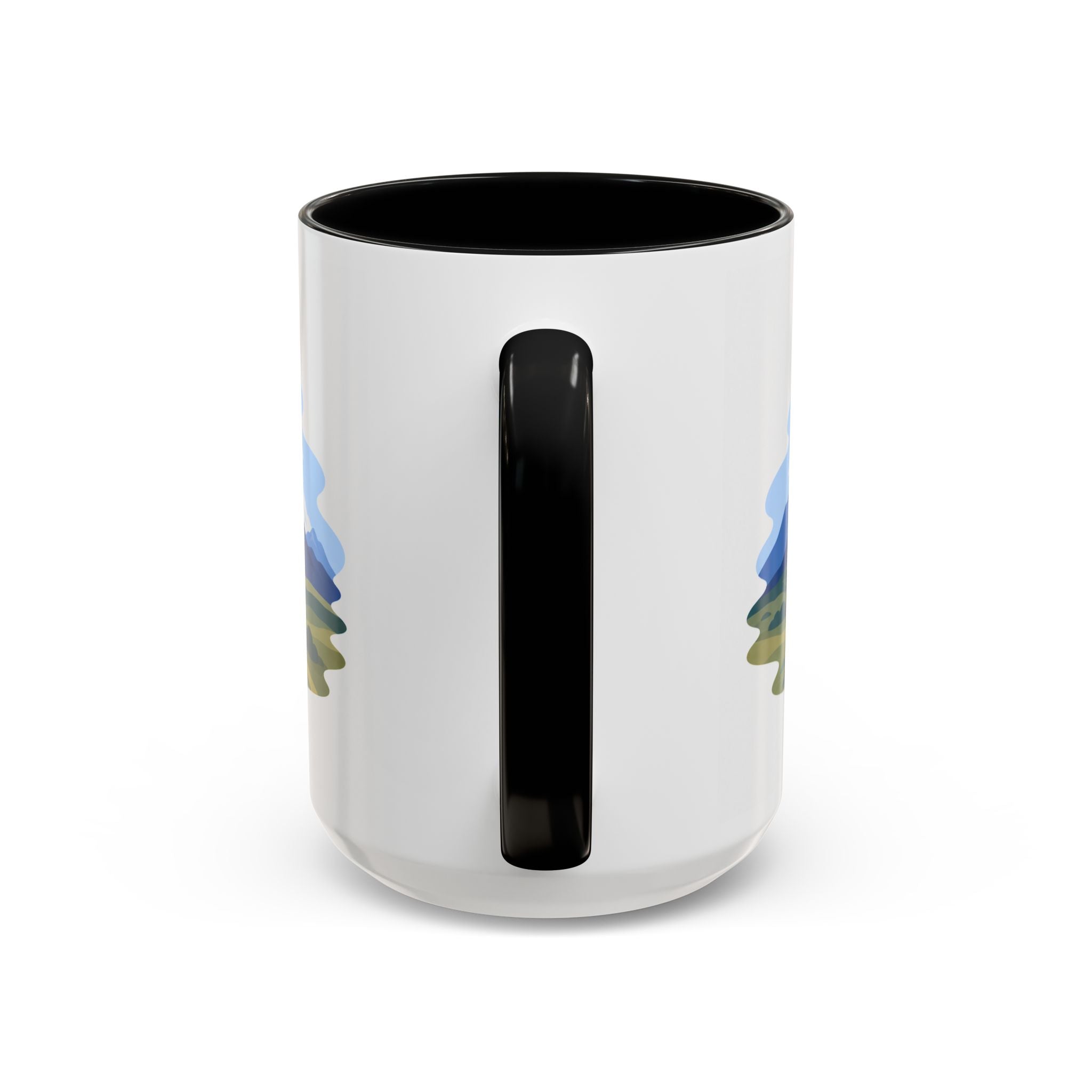 Wrangell-St. Elias National Park Coffee Mug | Solid Color Block Park Souvenir | 11oz 15oz Accent Mug