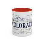 Colorado State Mug | Rocky Mountain Botanical Design | Moving Away Gift