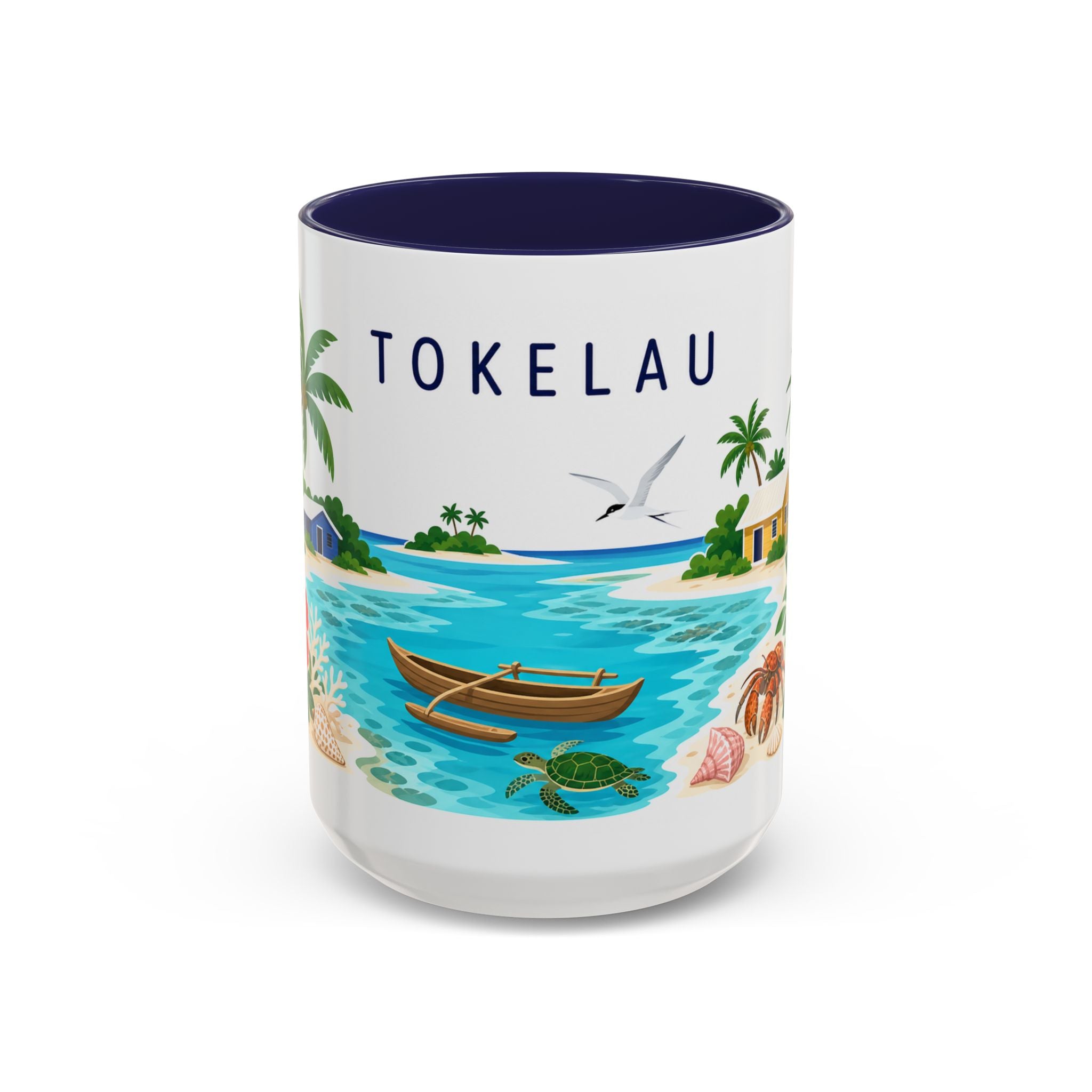Tokelau Coffee Mug | Travel Souvenir Accent Mug | Country Gift Ceramic Cup 11oz 15oz