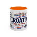 Croatia Soccer Coffee Mug | World Cup Fan Gift | Accent Color Ceramic 11oz 15oz Match Day Cup