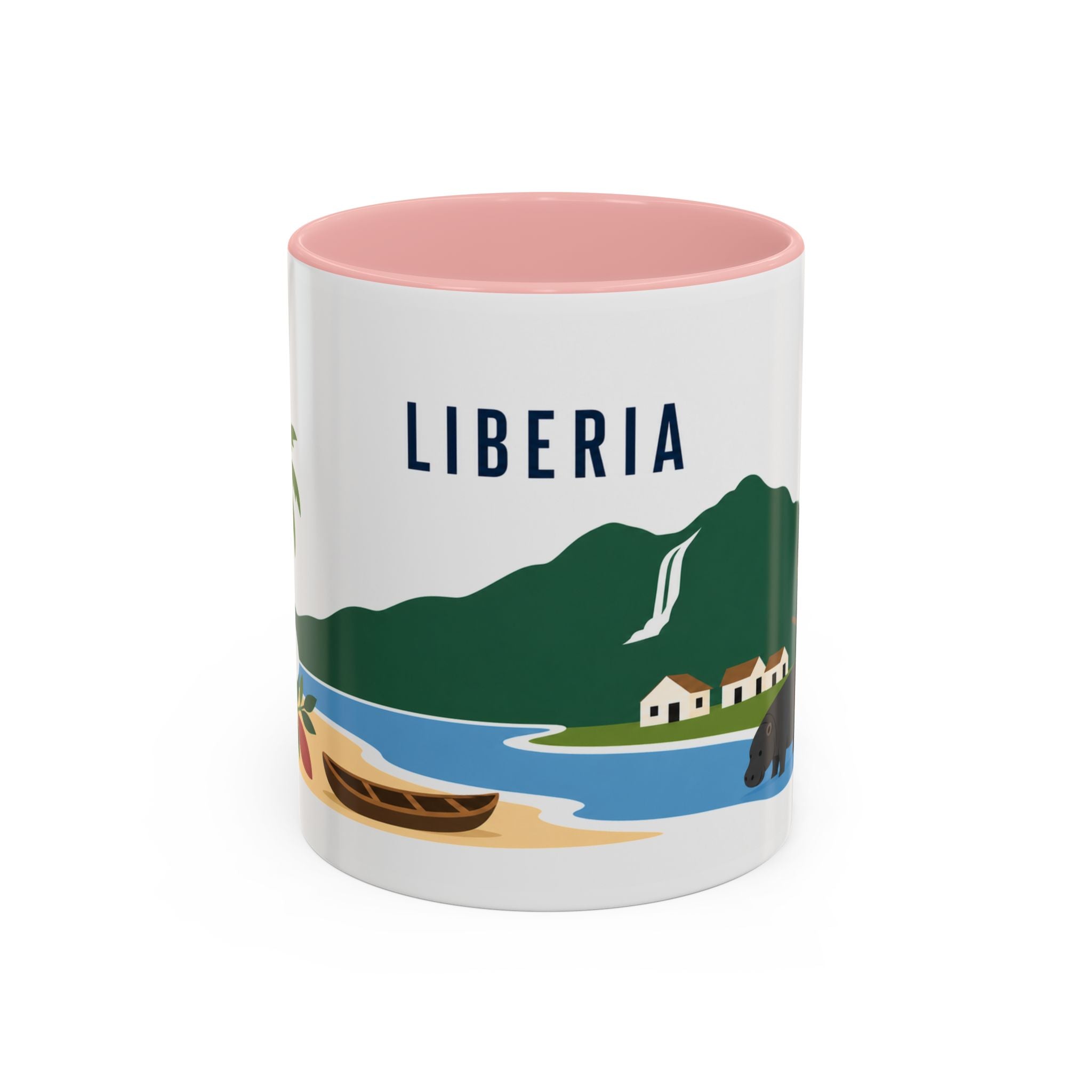 Liberia Coffee Mug | Travel Souvenir Accent Mug | Country Gift Ceramic Cup 11oz 15oz