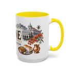 Pune Coffee Mug | India Travel Souvenir | Vintage Illustrated City Gift | 11 oz 15 oz Accent Mug
