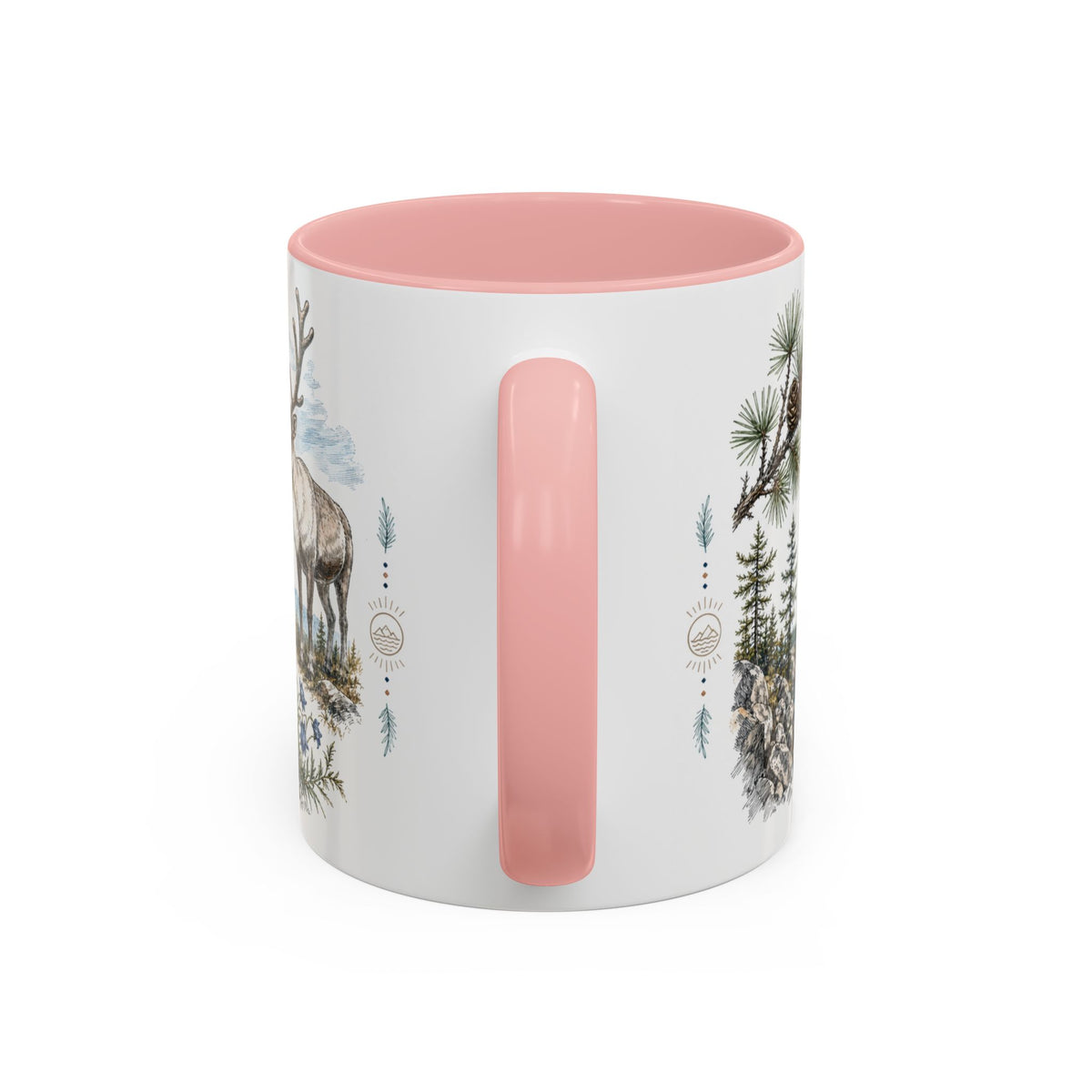 Khuvsgul Lake Mug, Mongolia Travel Souvenir, Bucket List Gift, Accent Ceramic Coffee Mug 11oz 15oz