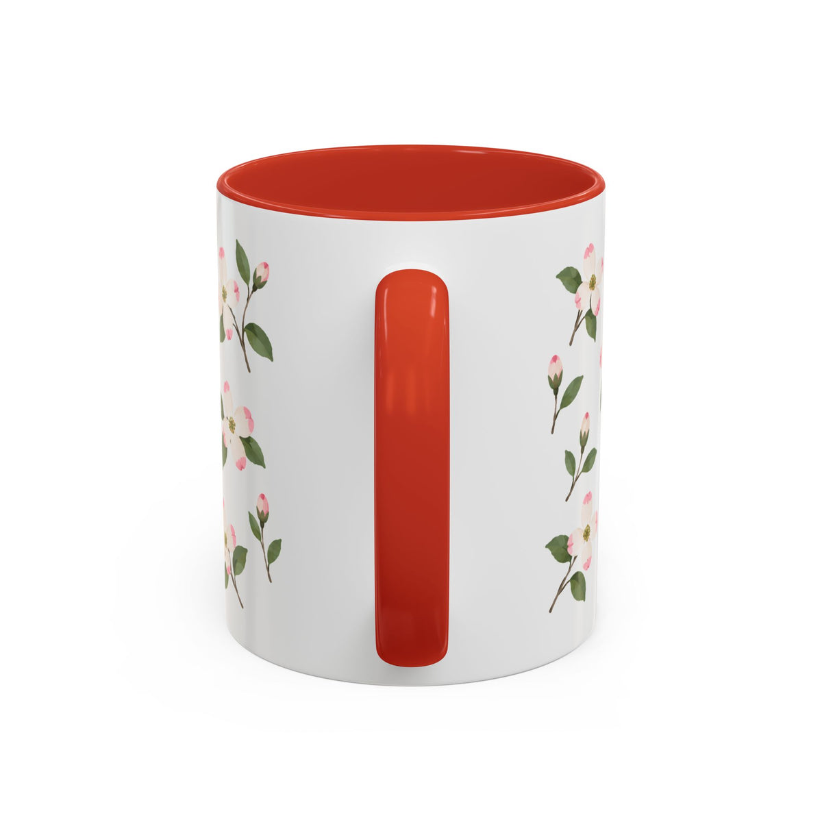 Virginia American Dogwood Mug, State Flower Floral Coffee Cup, 11oz Botanical Gift