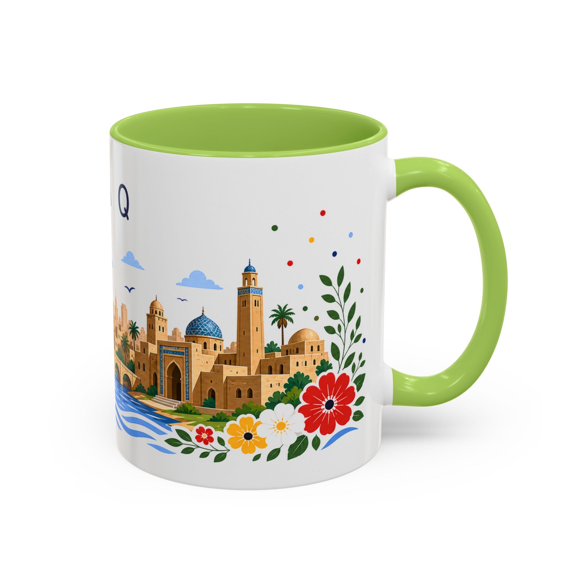 Iraq Coffee Mug | Travel Souvenir Accent Mug | Place Gift Ceramic Cup 11oz 15oz