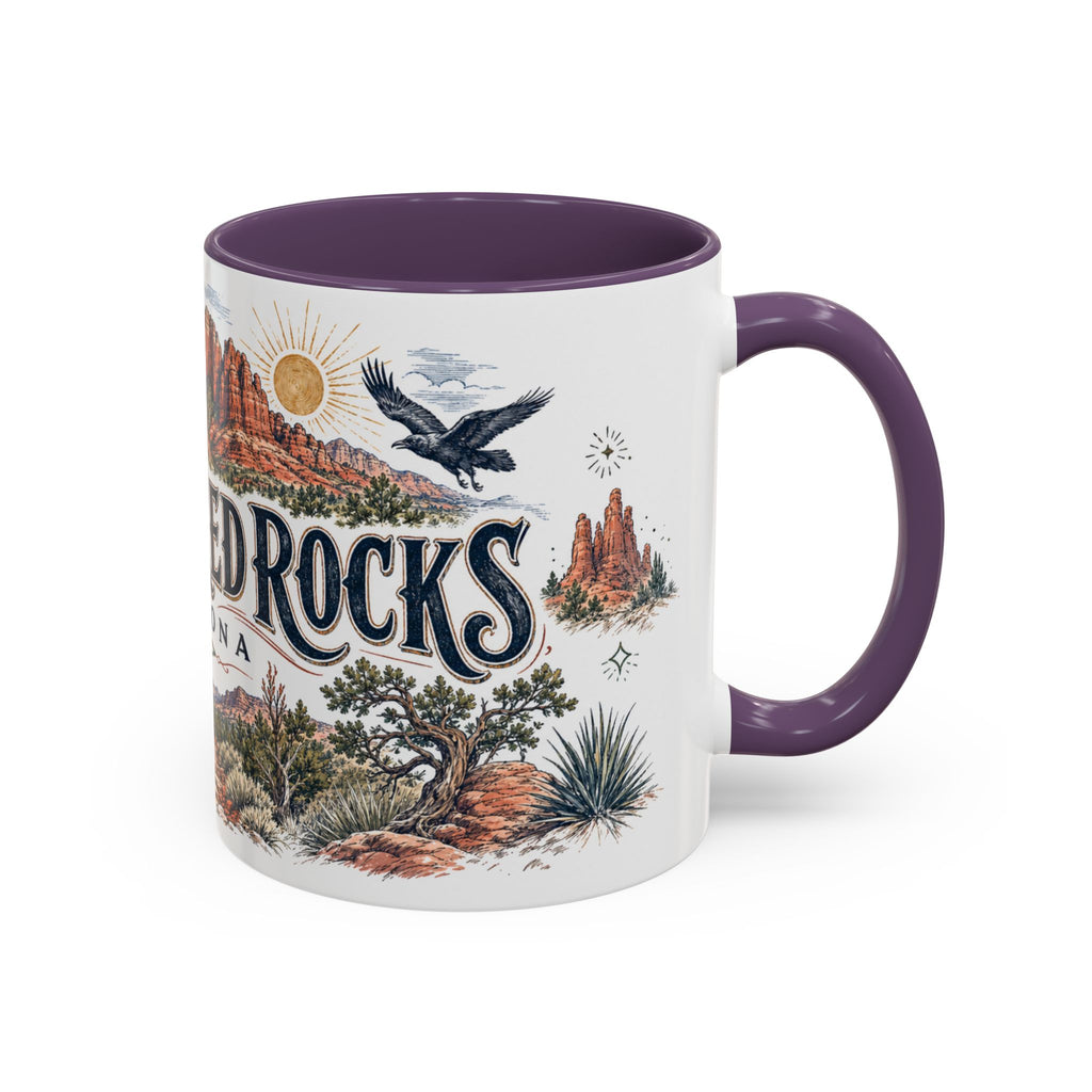 Sedona Red Rocks Mug, Arizona Travel Souvenir, Bucket List Gift, Accent Ceramic Coffee Mug 11oz 15oz