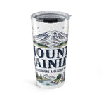 Mount Rainier National Park 20oz Tumbler | Washington Mountain Gift | Insulated Stainless Steel Travel Cup