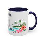 Punta Cana Coffee Mug | Dominican Republic Travel Souvenir | Porcelain Decal City Gift | 11oz 15oz Accent Mug