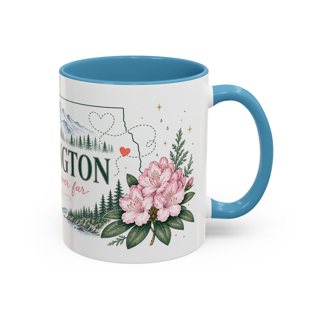 Washington State Map Mug | Moving Away, Homesick, Long Distance Friendship Gift