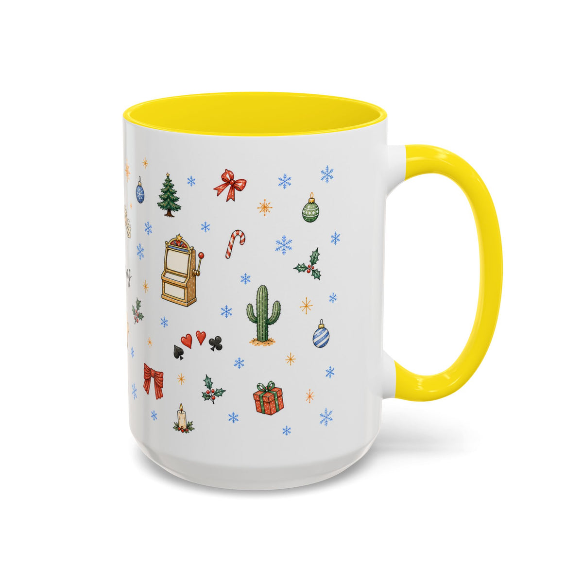 Las Vegas Christmas Mug | Watercolor City Souvenir, Travel Memories (11oz, 15oz)
