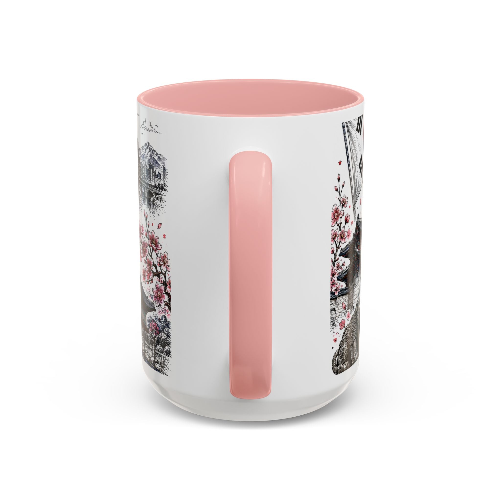South Korea Soccer Coffee Mug | World Cup Fan Gift | Accent Color Ceramic 11oz 15oz Match Day Cup
