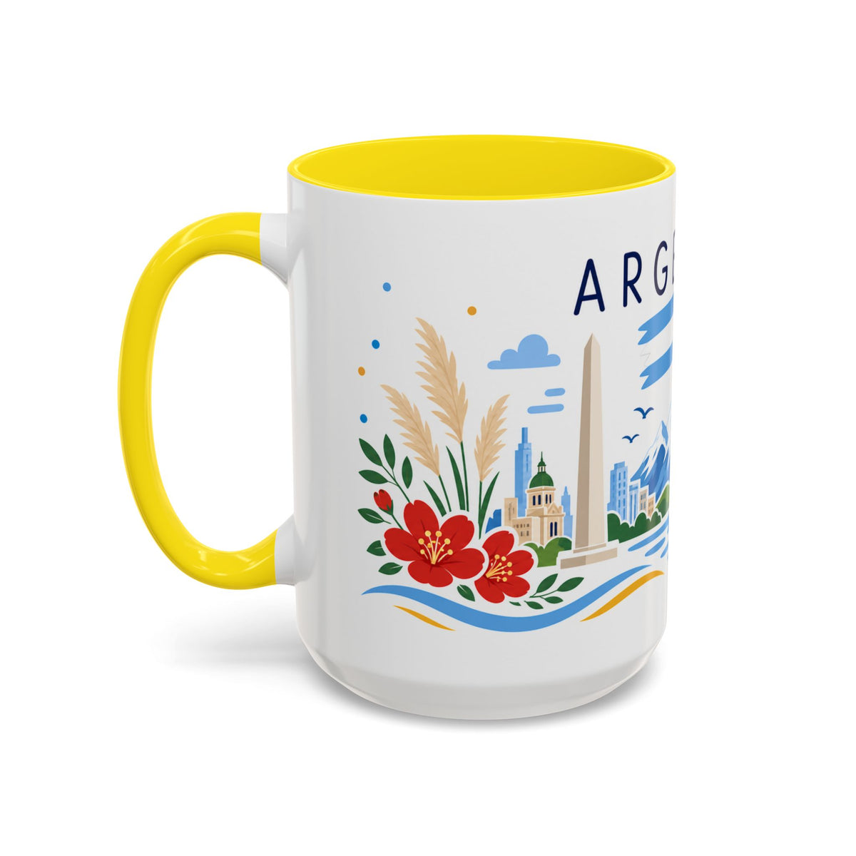 Argentina Coffee Mug | Travel Souvenir Accent Mug | Country Gift Ceramic Cup 11oz 15oz