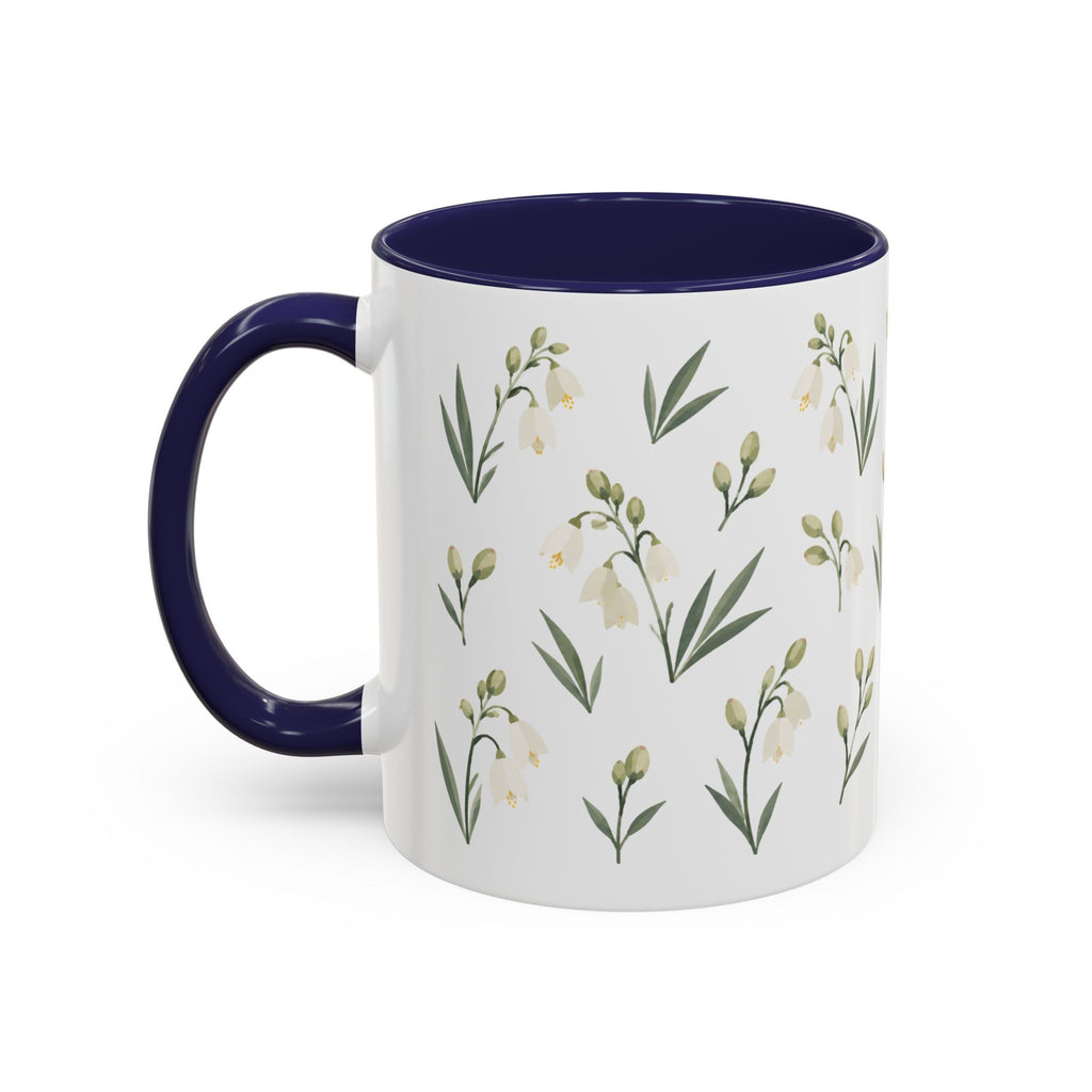 New Mexico Yucca Flower Mug, State Flower Floral Coffee Cup, 11oz Botanical Gift