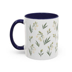New Mexico Yucca Flower Mug, State Flower Floral Coffee Cup, 11oz Botanical Gift
