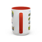 Bordeaux Illustrated Travel Mug | City Souvenir Accent Coffee Mug | 11oz 15oz Ceramic Cup