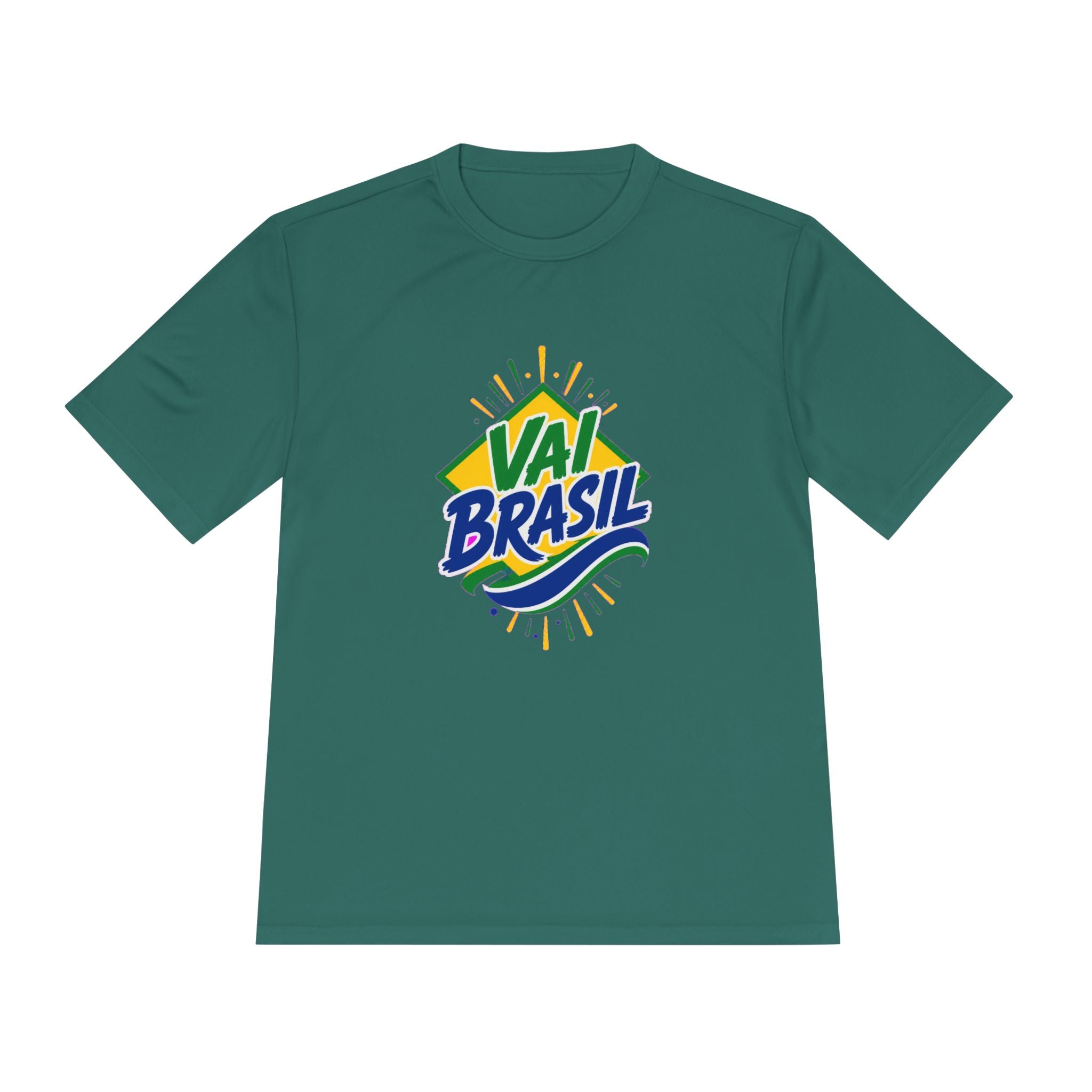 Brazil Soccer T Shirt, Vai Brasil Tee, World Football Fan Shirt, Moisture Wicking Sport Tee