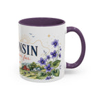 Wisconsin Home State Mug | Moving Away Gift | Long Distance Friendship Coffee Cup | 11oz 15oz Accent Mug