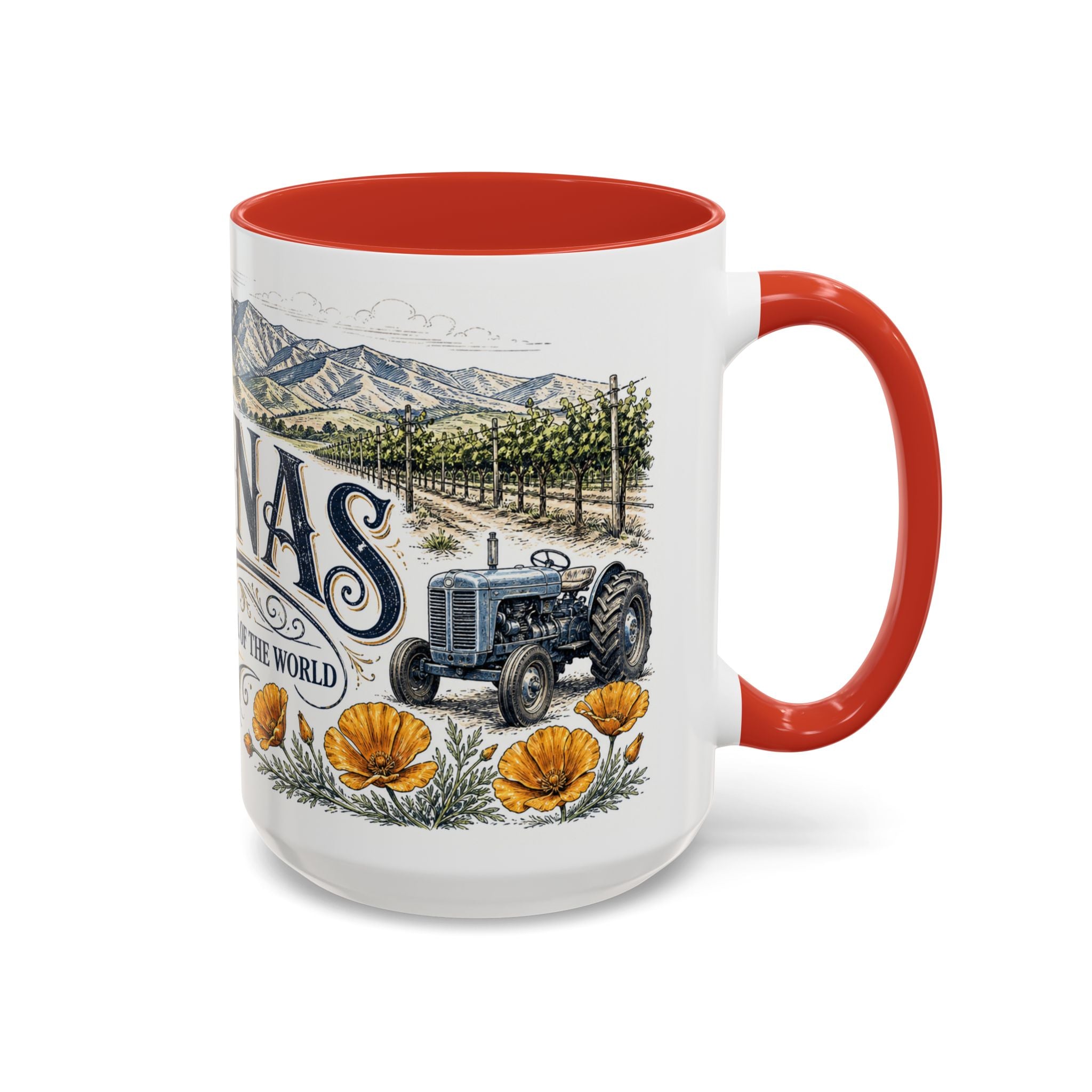 Salinas Coffee Mug | United States Travel Souvenir | Vintage Illustrated City Gift | 11 oz 15 oz Accent Mug