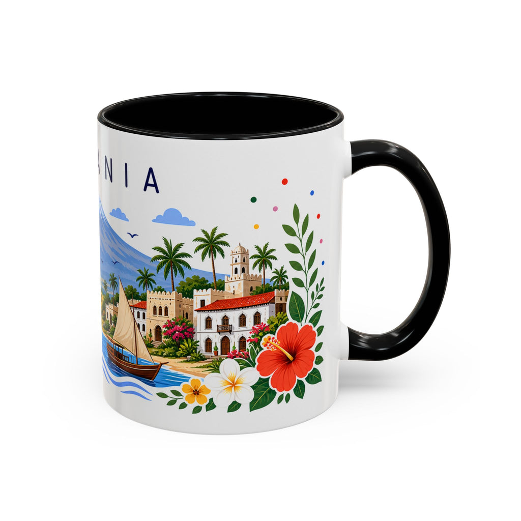 Tanzania Coffee Mug | Travel Souvenir Accent Mug | Place Gift Ceramic Cup 11oz 15oz