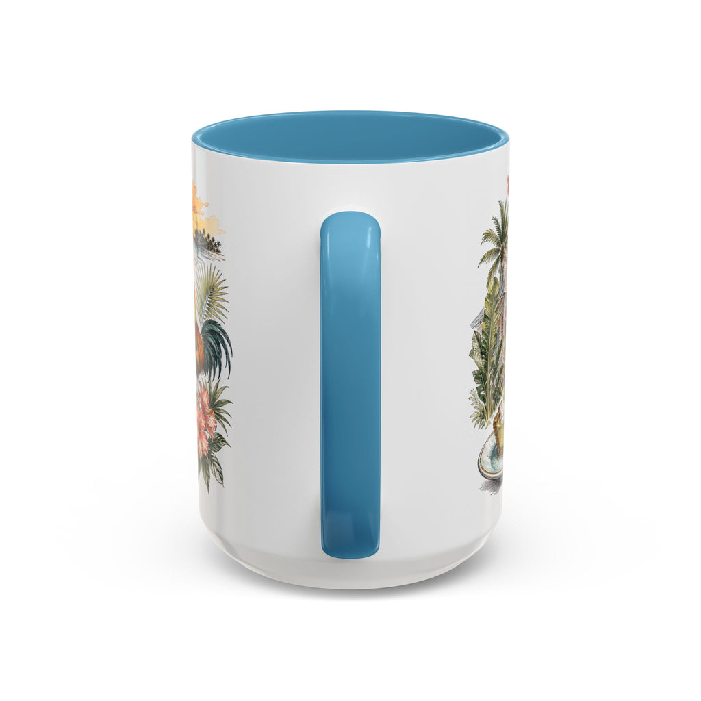 Key West Coffee Mug | United States Travel Souvenir | Vintage Illustrated City Gift | 11 oz 15 oz Accent Mug