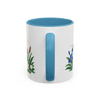 Aquarius Zodiac Coffee Mug | Water Bearer Design | Astrology Birthday Gift | 11 oz 15 oz Ceramic Accent Mug