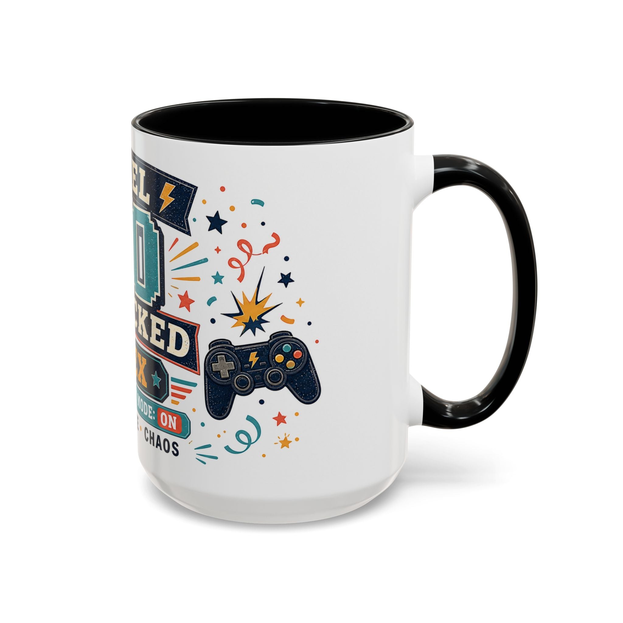 Custom Gamer Birthday Mug | Level Unlocked Name Age Coffee Cup