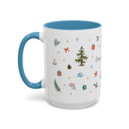 Olympic National Park Christmas Mug | Watercolor Travel Souvenir | Holiday Gift | Accent Ceramic Coffee Cup 11oz 15oz