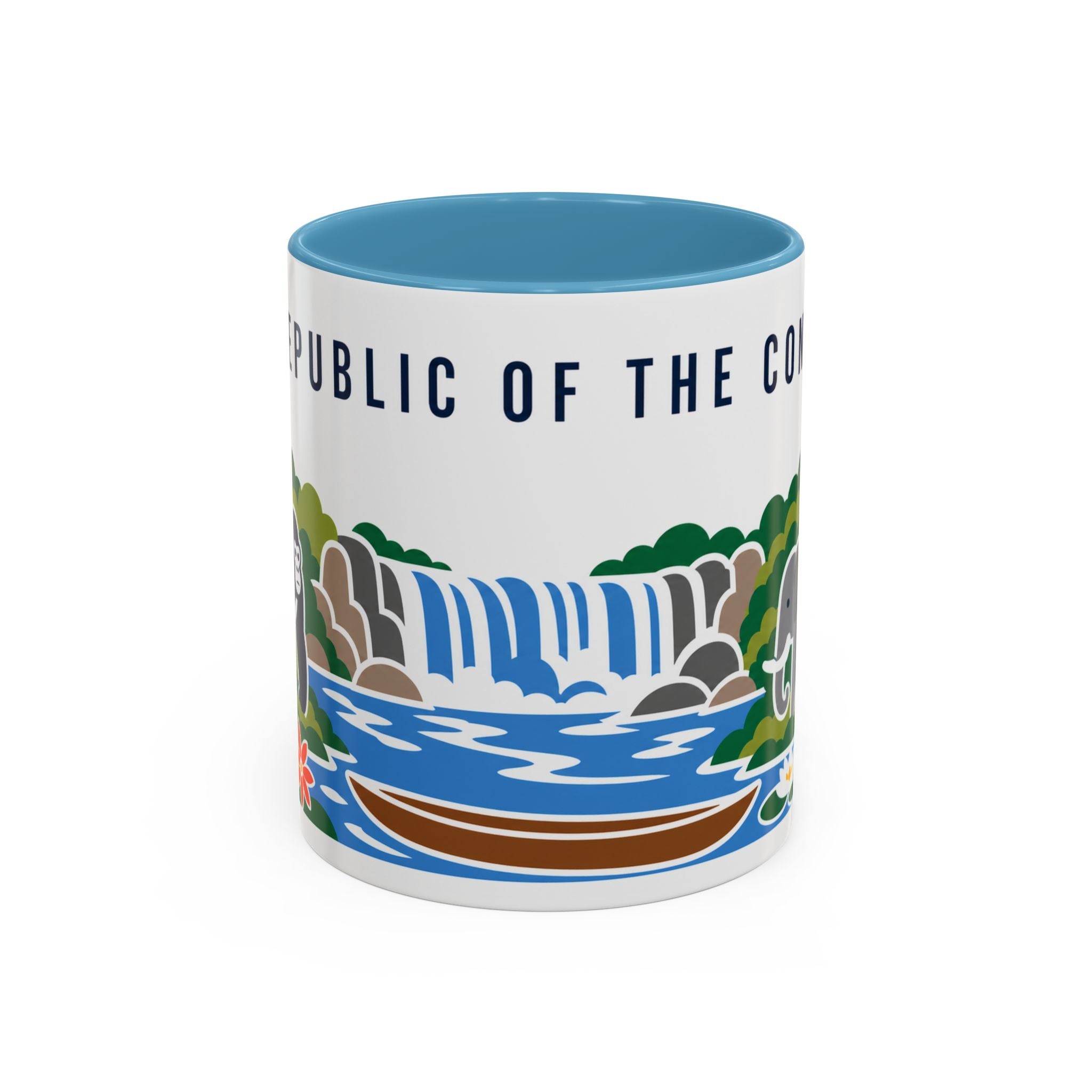 Republic of the Congo Coffee Mug | Travel Souvenir Accent Mug | Country Gift Ceramic Cup 11oz 15oz