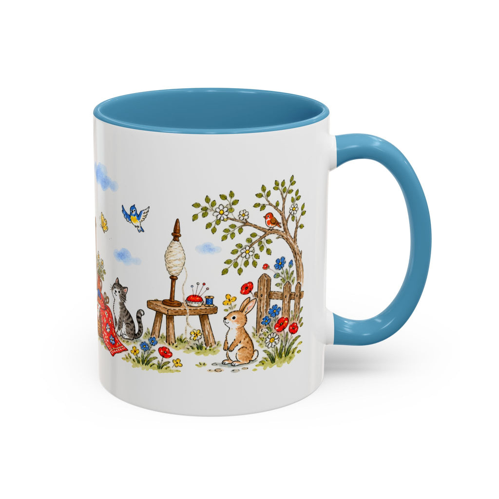 Spindle Shuttle and Needle Mug | Storybook Fairy Tale Accent Coffee Mug | EveryLegend