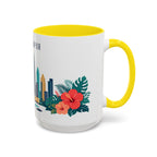 Kuala Lumpur Coffee Mug | Malaysia Travel Souvenir | Porcelain Decal City Gift | 11oz 15oz Accent Mug