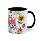 One in a Melon Coffee Mug | Sweetest Teacher Appreciation Gift | Accent Color Ceramic 11oz 15oz
