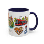Nuremberg Illustrated Travel Mug | City Souvenir Accent Coffee Mug | 11oz 15oz Ceramic Cup
