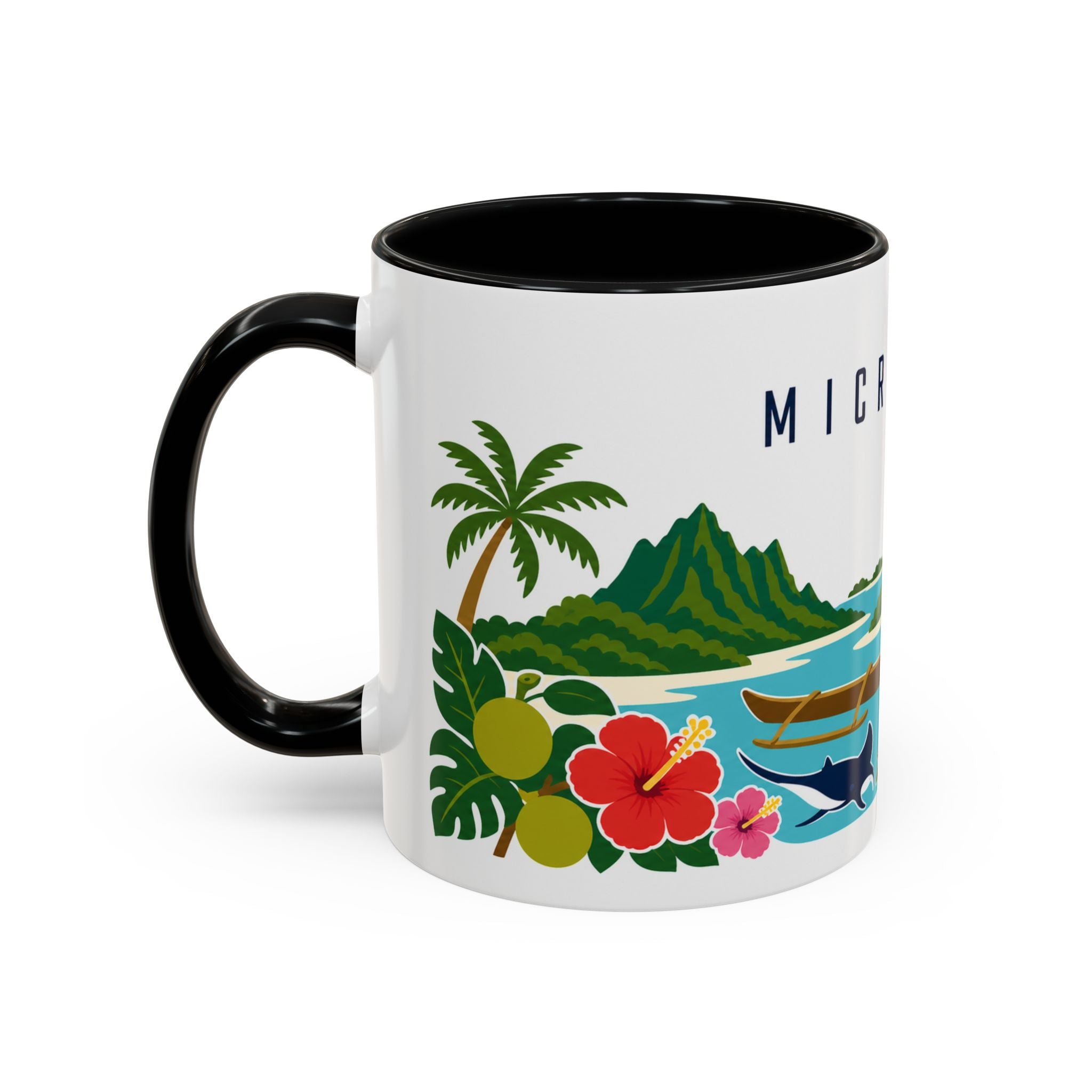Micronesia Coffee Mug | Travel Souvenir Accent Mug | Country Gift Ceramic Cup 11oz 15oz