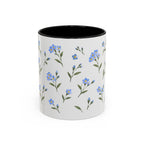 Alaska Forget-me-not Mug, State Flower Floral Coffee Cup, 11oz Botanical Gift